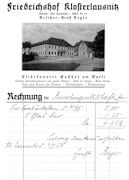 Rechnung von 1927